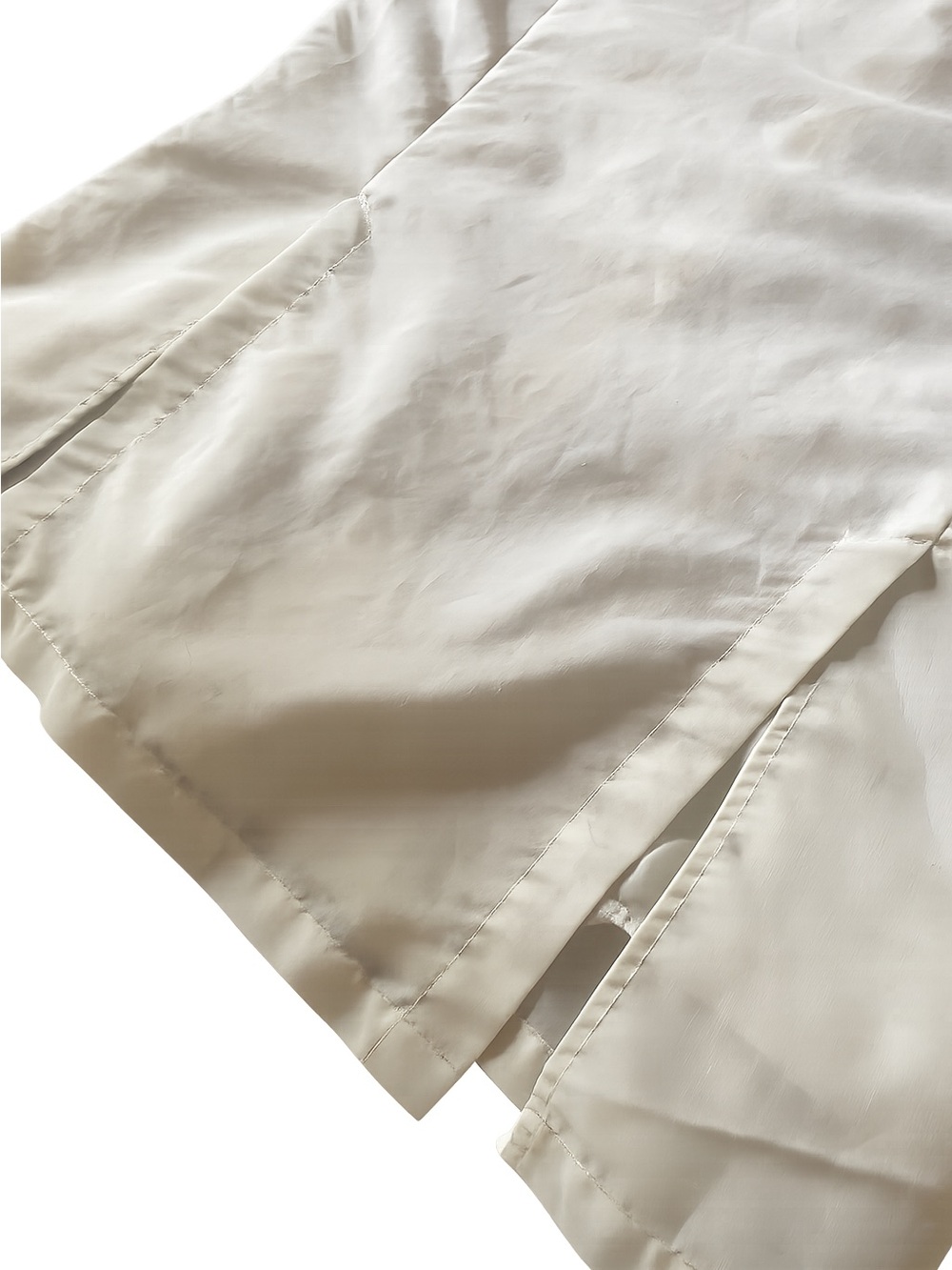 Vintage White Embroidered Guayabera Style Short Sleeve Button Front Blouse - Picture 6 of 8